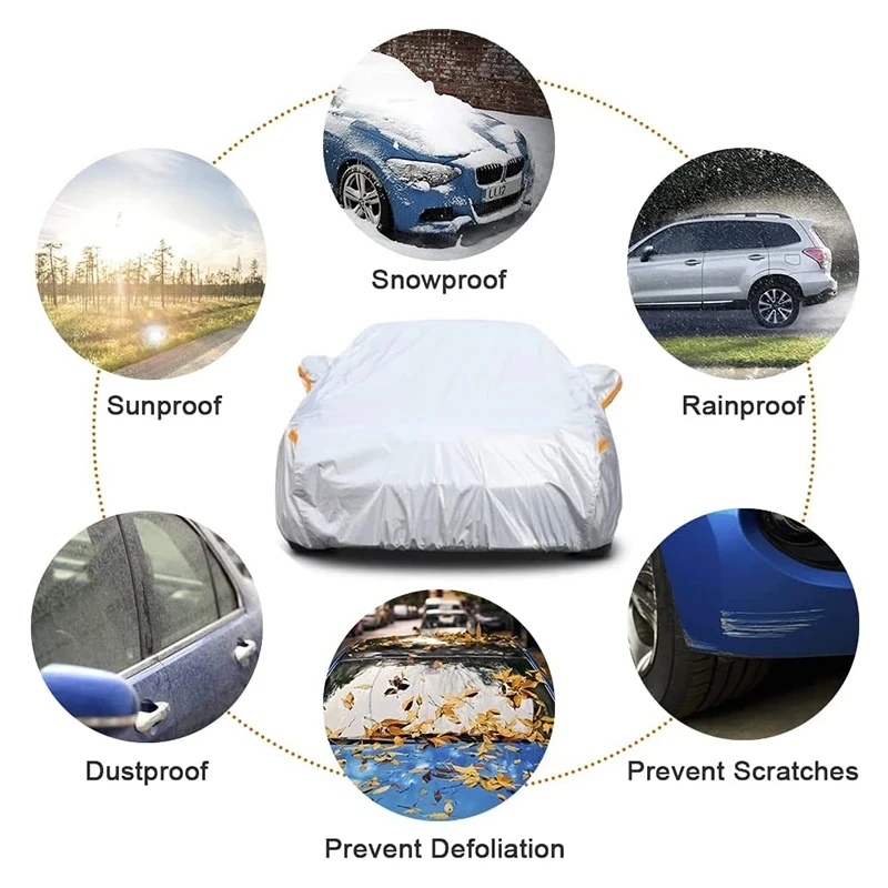 WATERPROOF CAR COVER W/MIRRORPOCKET GREY FOR 2023 Subaru BRZ