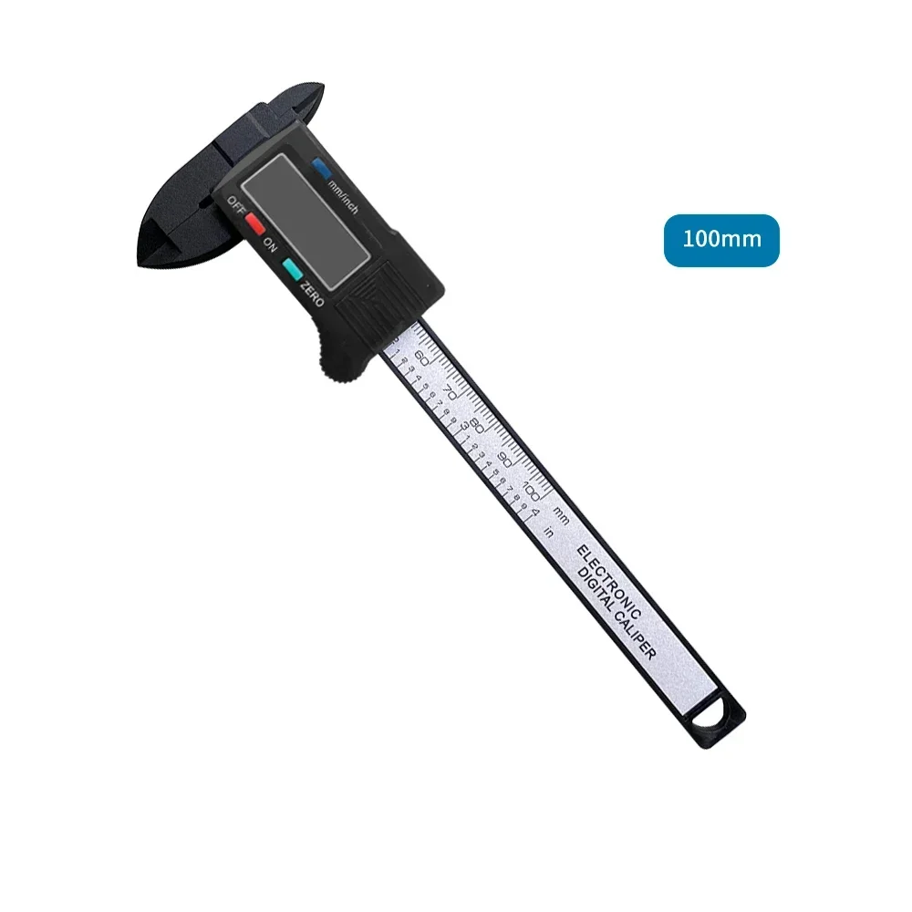 EESBAO 150mm 100mm Electronic Digital Caliper Carbon Fiber Dial Vernier Caliper Gauge Micrometer Measuring Tool Digital