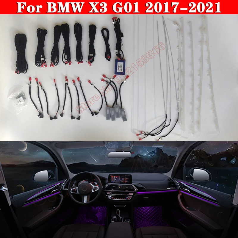 CarAmbientLightForBMWX3G0120172021ScreencontrolDecorative