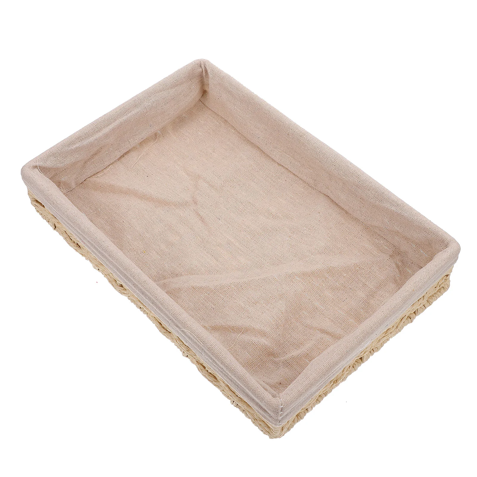 

Wicker Storage Baskets Hand Woven Paper Rope Baskets Small Rectangular Baskets Organisation Cube Organiser Closet