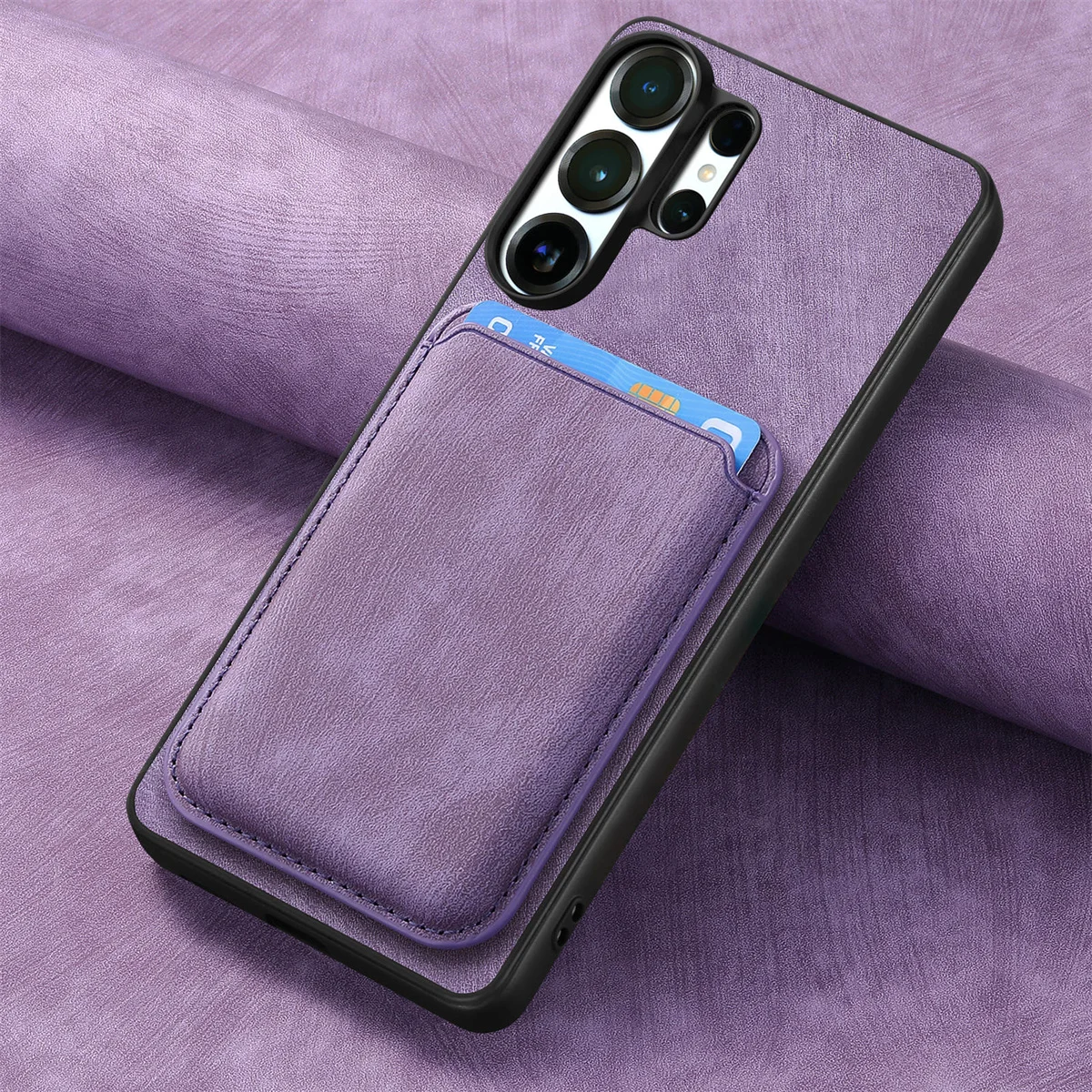 Premium Detachable Magnetic Card Holder Wallet Phone Case Cover