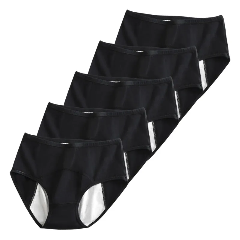5 шт., женские непромокаемые трусы для менструации