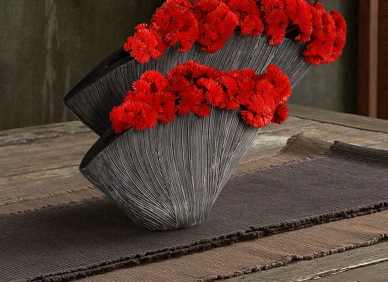 Nordic Modern Big Vase Nordic Flower Vase Home Decoration Salon Maison Creative Vases Plant Crafts Home Accessories Gift Ideas 3