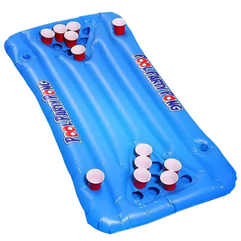 

Pool Pong Table Float Pong Table Inflatable With Social Floating Blow Up Floating Pool Game Raft Lounge Fun Pool Party Barge