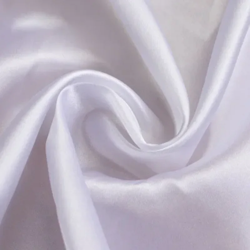 Luxurious Satin Fabric - Premium Material for Skirt Linings, Dressmaking, and Crafting Projects (Solid Color)