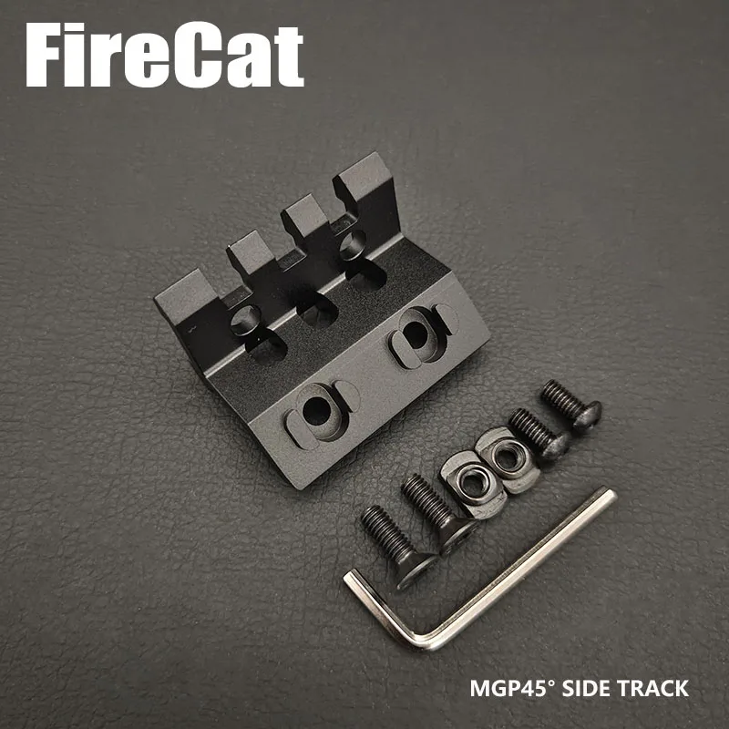 

Tactical MG P 45 Degree Side mount multipurpose flashlight base Fit MLOK KEYMOD 20mm Picatinny Rail Airsot Hunting Accessory