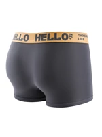    4 pièces/ensemble sous-vêtements pour hommes aléatoires mode à la mode confortable doux hommes Boxer slips mince coupe ample Athleisure pantalons pour hommes 4