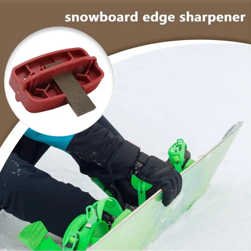 Snowboard Side Edge Sharpener Polishing maintenance Tool Multi-angle edge trimmer for ski rust removal and burr Sports Accessory