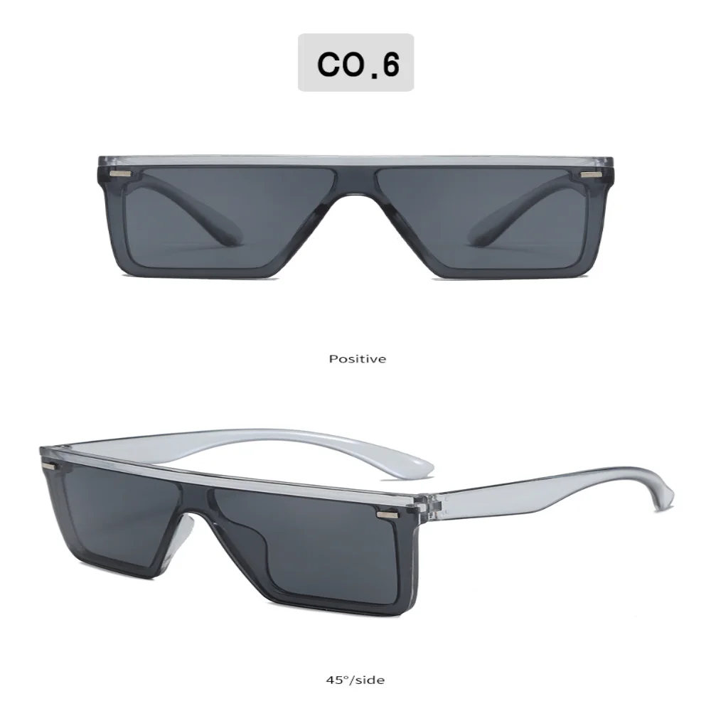 Übergroße Sonnenbrille mit Spiegelgläsern, Designer-Sonnenbrille, quadratische Form für Herren, Freizeitkleidung, Alltagsgebrauch – Detail 15