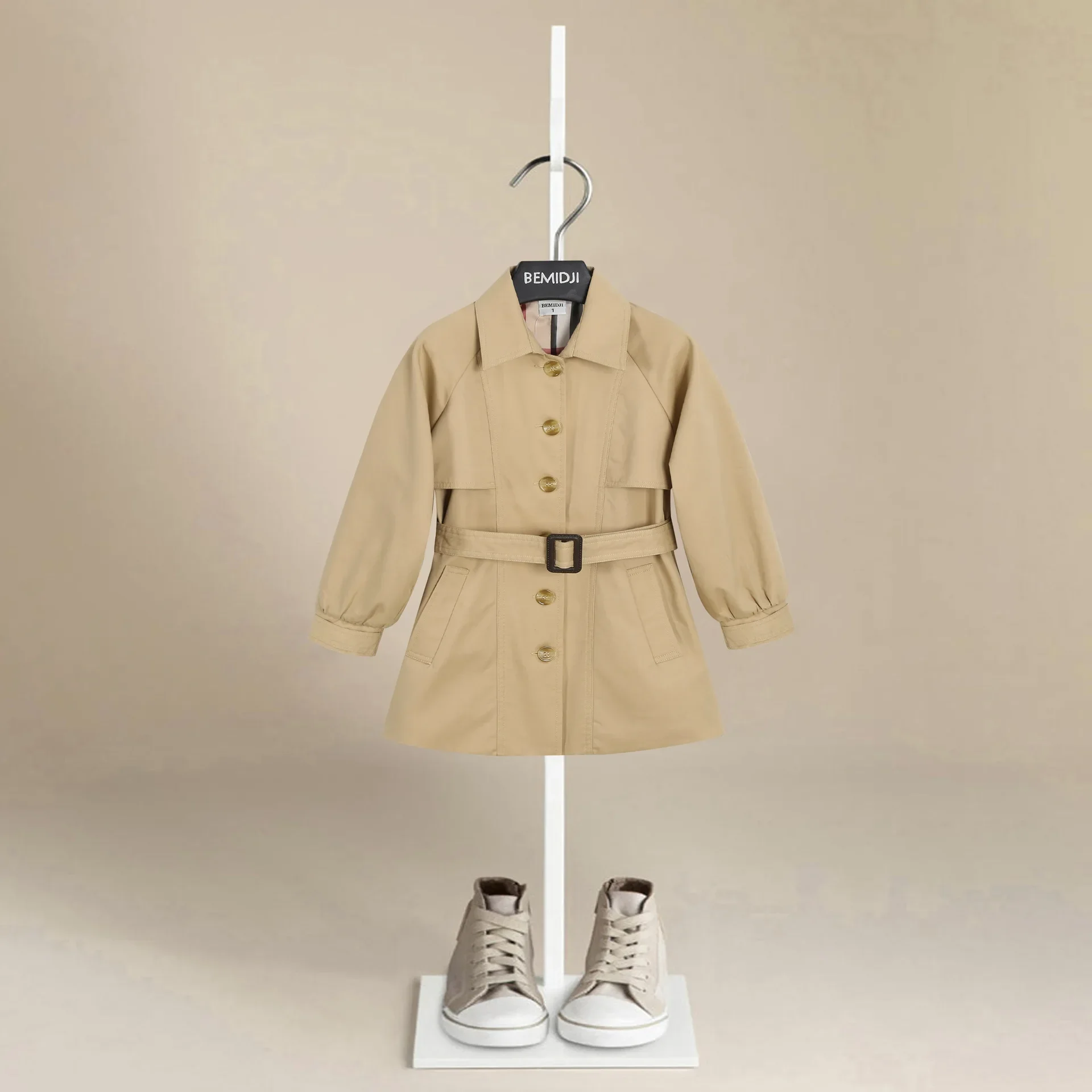 teen-sisters-girl-spring-baby-girls-fashion-bow-tighten-the-waist-solid-pockets-coat-cute-children-girl-trench-toddler-outerwear