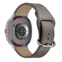 Premium Genuine Leather Strap for Smartwatch - Elegant and Durable Design (Cocoa)