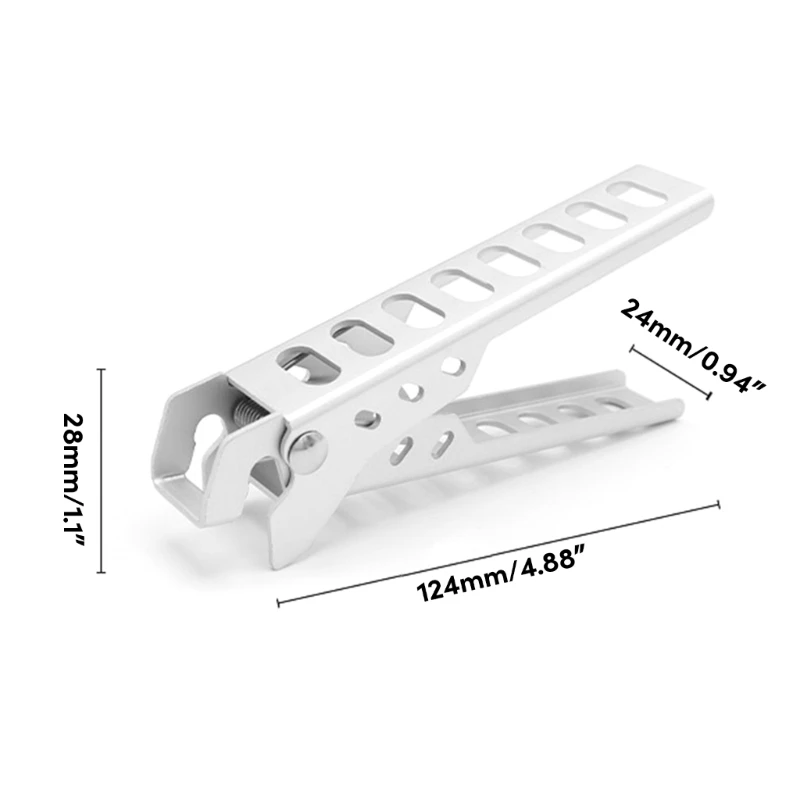 Camp Pot Clip Handle Anti-Hot Handle Clip Grippers Aluminum Grip Hot Pots Grippers Plate Holder Lifter Clamps 69HD camping pot gripper