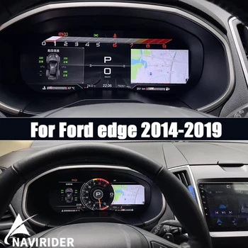 12.3inch 1920*720 Car LCD Instrument With Carpaly For Ford edge 2014-2019 Multiple Colorful UI Definition Display Cluster Panel 1