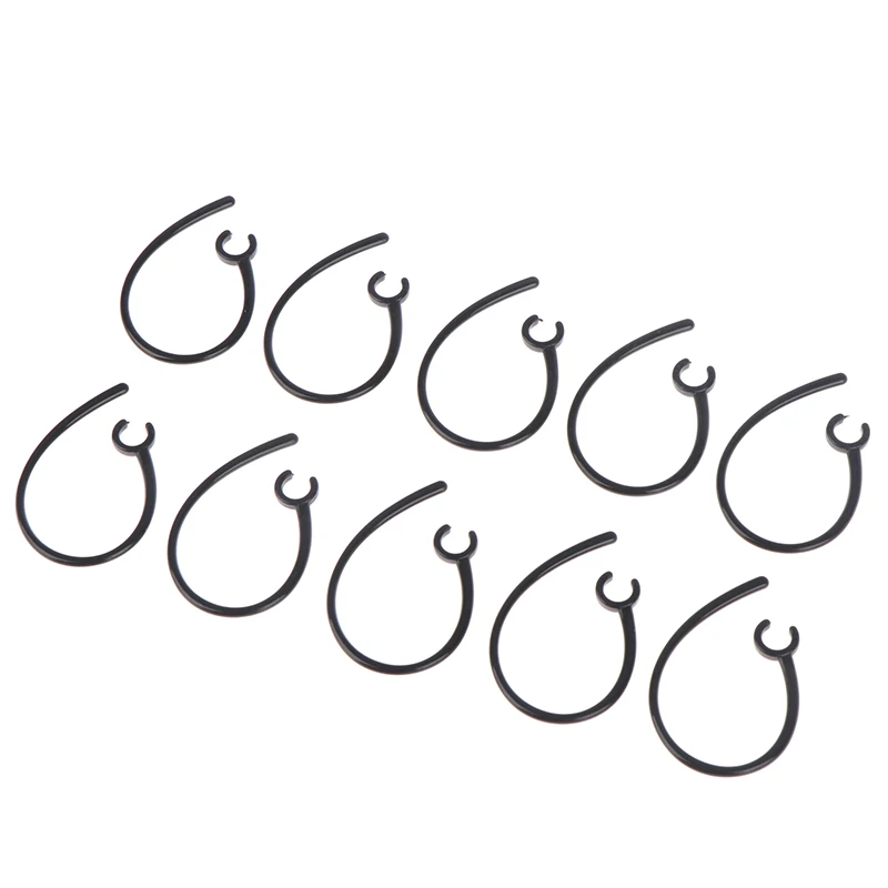 

10pcs Universal Replacement Ear Hooks For Bluetooth Headsets Wireless Earpieces Flexible Ear Piece Clamp Earhook Clips Accessor