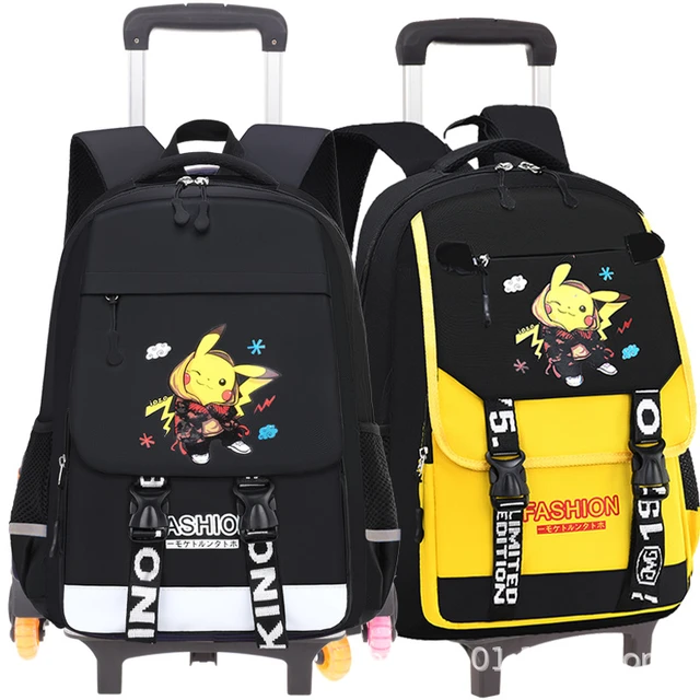 Mochila con de Pokémon Pikachu 2 en 1, Maleta impermeable de gran capacidad, portátil, subir escaleras, bolsa de _ - AliExpress Mobile