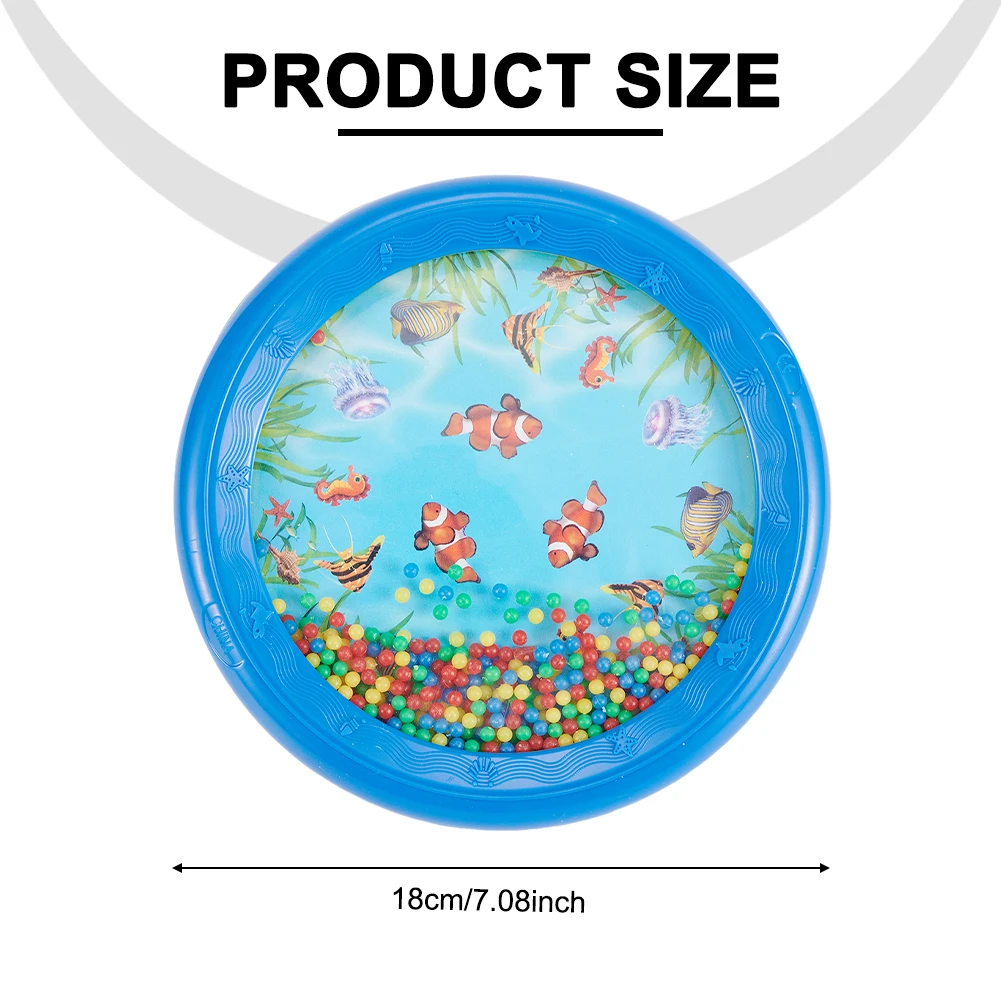 Sea Wave Drum Ocean Wave Drum Educational Instrument Musical Parts Percussion Toys Accessories Bead Replacement musical percussion instruments drum replacement parts