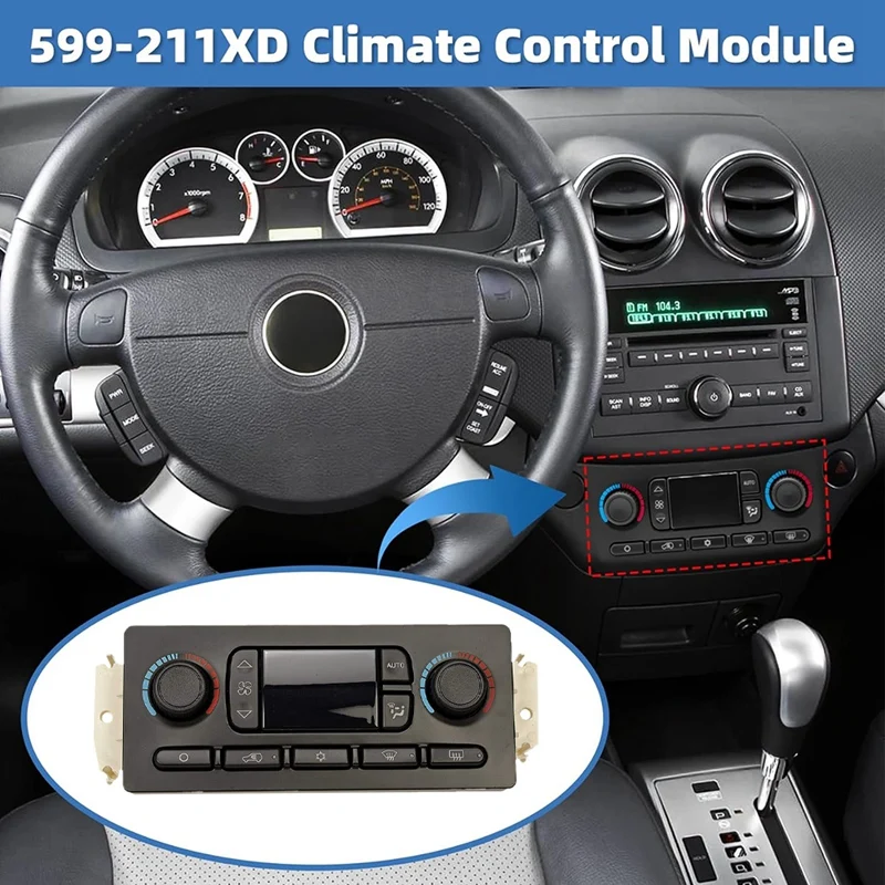 599-211XD Improved Climate Control Module For Chevy Gmc Silverado Tahoe Trail Replacement Parts