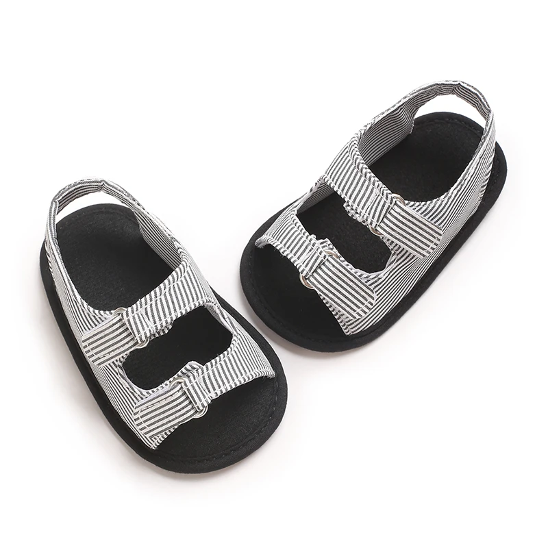 0-18Months Summer Baby Canvas Garden Sandals Toddler Sandal Flower Soft Cotton-Padded Anti-Slip Crib Shoes