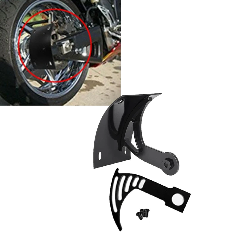 

1 Inch Axle Universal Motorcycle License Number Plate Holder Swingarm Mount Curved Vertical Bracket For Honda Suzuki