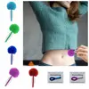 ABS Belly Button Cleaning Brush Soft Funny Navels Cleaner with a Hilarious Spoof Greeting Card Portable Navels Dirt Removers 1