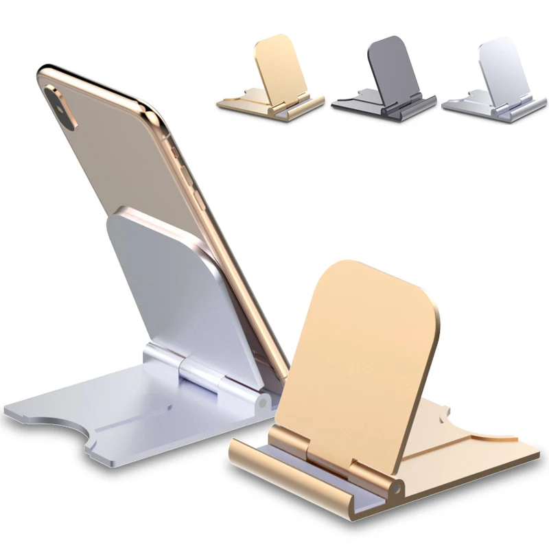 Phone Holder Stand Mobile Smartphone Support Tablet Stand for iPhone Desk Cell Phone Holder Stand Portable Mobile Holder Mount - 2