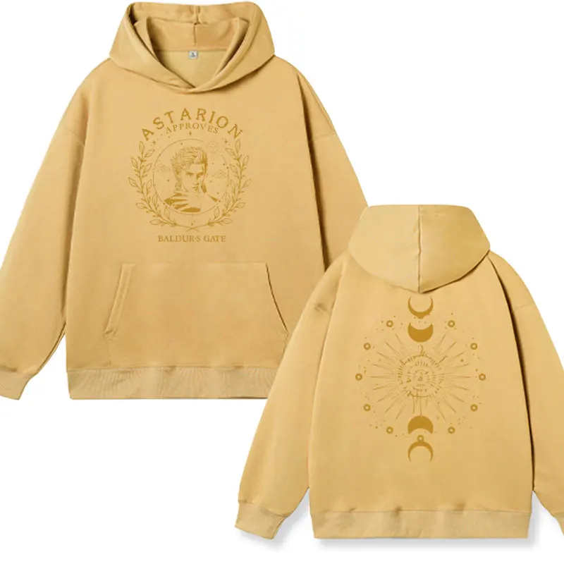 Astarion Baldurs Gate 3 Graphic Hoodie Male Sweatshirt Aesthetic Harajuku Fleece Pullover Oversized Streetwear Hoodies Men Women