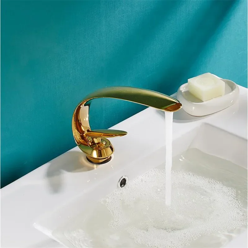 Description Picture 5 of itemBasin Faucet Black Sink Mixer Tap Brass Hot and Cold Rose Gold Wash basin Single Handle Crane For Bathroom