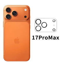 8K Tempered Glass Camera Protector with Black Circle Design - 4PCS (17 Pro Max)