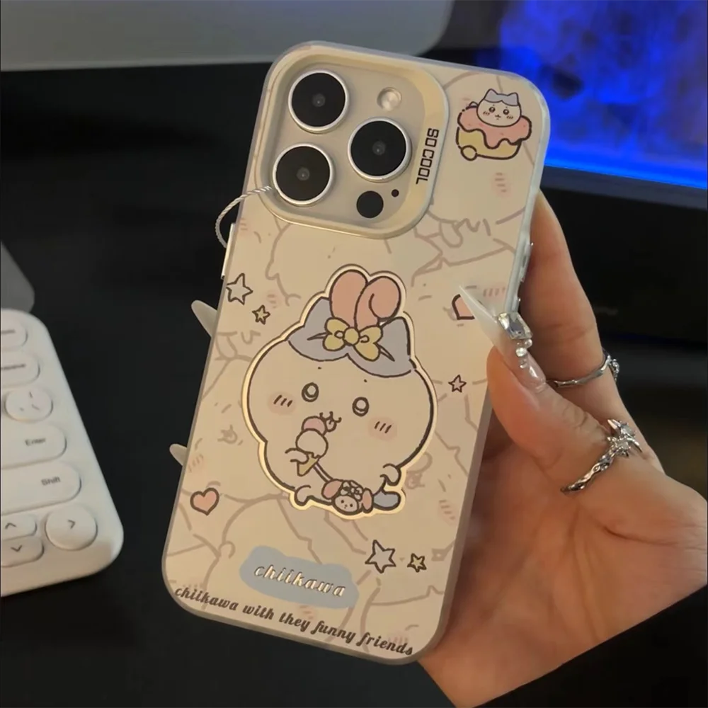 Chiikawas Anime Matte Back Cover Phone Case