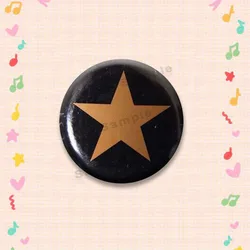 Cheerful Smile Face Meme Balloon Lapel Pin - Handmade Round Badge Brooch Jewelry Gift (50mm)