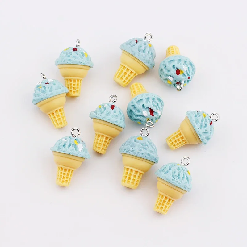 Orecchini Pendenti A Cono Gelato In Resina 3D | Gioielli Kawaii Per Ragazze | Ipoallergenici E Colorati - 5