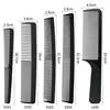 5 Pieces Black Anti-static and heat-resistant hairdressing comb Portable Styling for Men Women 2