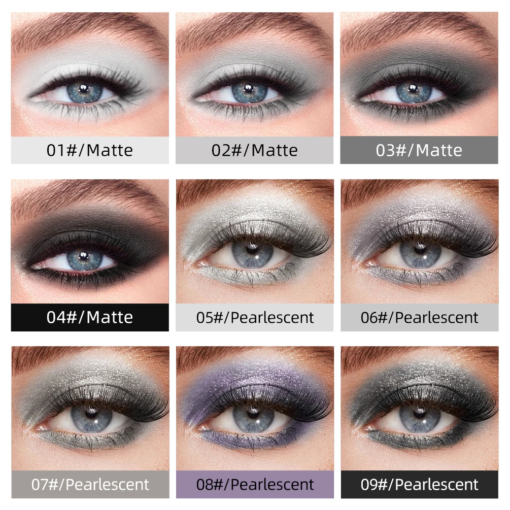 QIBEST Matte Liquid Eyeshadow Metallic Diamond Shiny Eye Liner Pen Giltter Eyeshadow Lasting Shimmer Brighten Cosmetics Kits