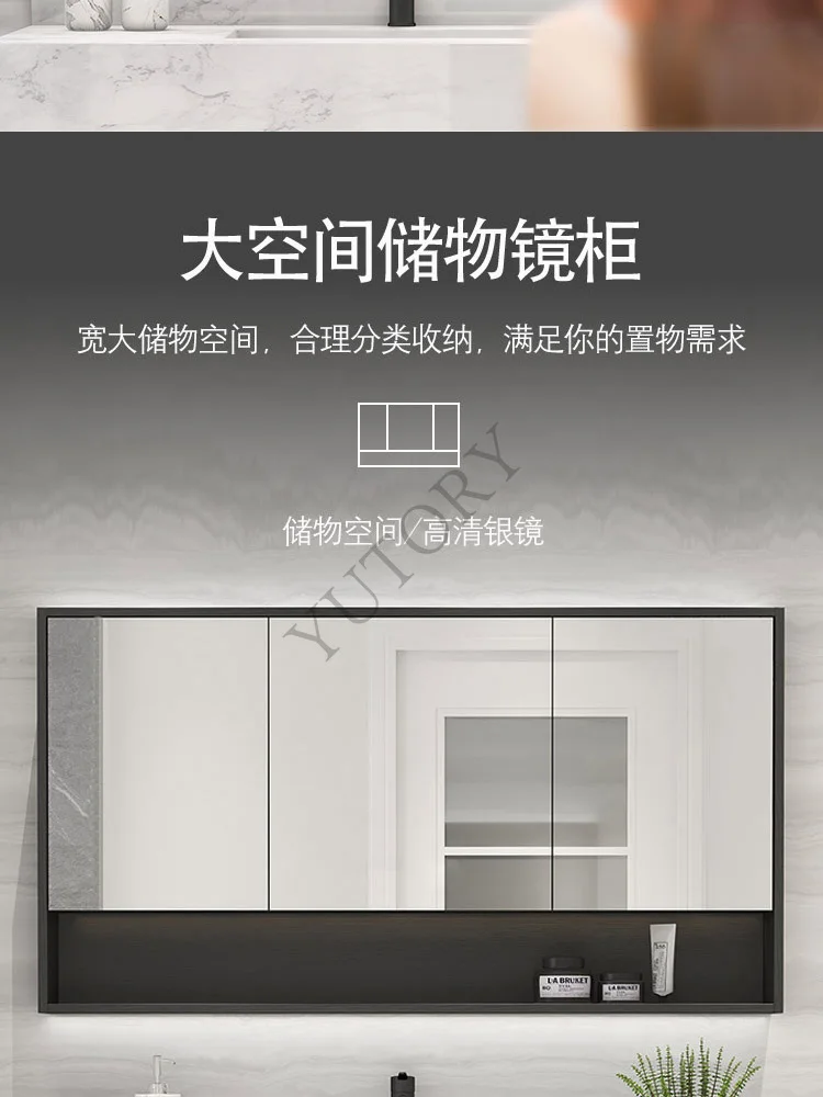 Nordic bathroom cabinet combination floor-to-ceiling marble washbasin cabinet simple smart washbasin basin