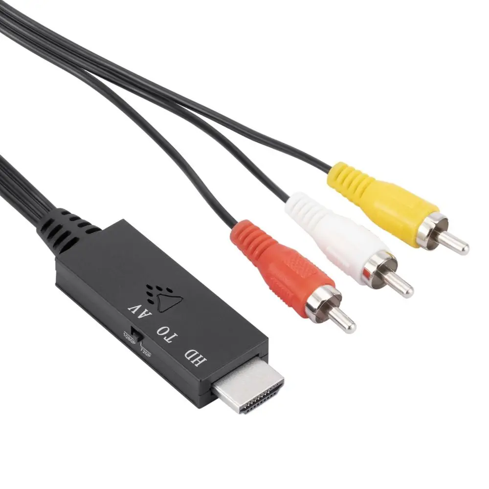 AV to HDMI HDMI to AV ̺, HDMI to AV ȯ, AV to HD  ̺, TV ̺, 1m(39.37 ġ)