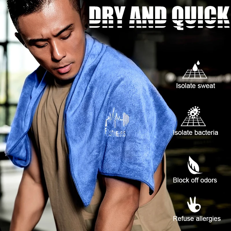 Microfiber Gym Yoga Exercise Swimming Fitness Towel Super Soft absorbent quick drying towel Gym Equipment Sweat Pad Towel 2