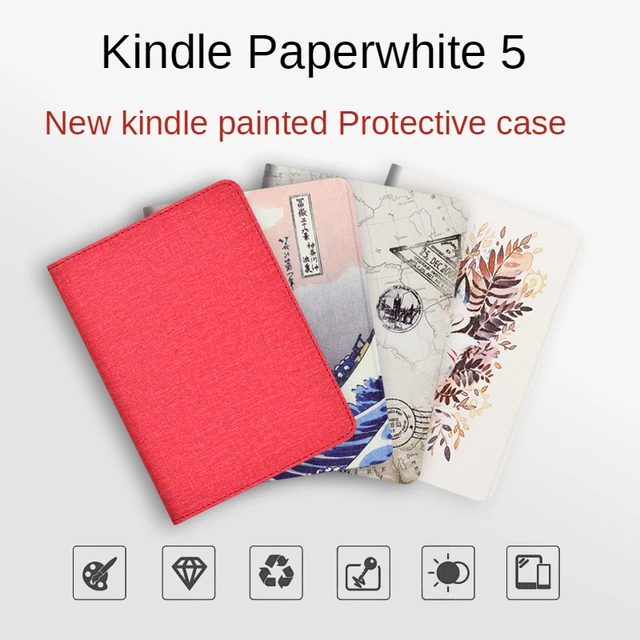 2021 Magnetic Smart Fabric Case For  Kindle Paperwhite 5 11th  Generation 6.8 Inch Funda for Kindle Paperwhite 5 4 3 2 1 - AliExpress