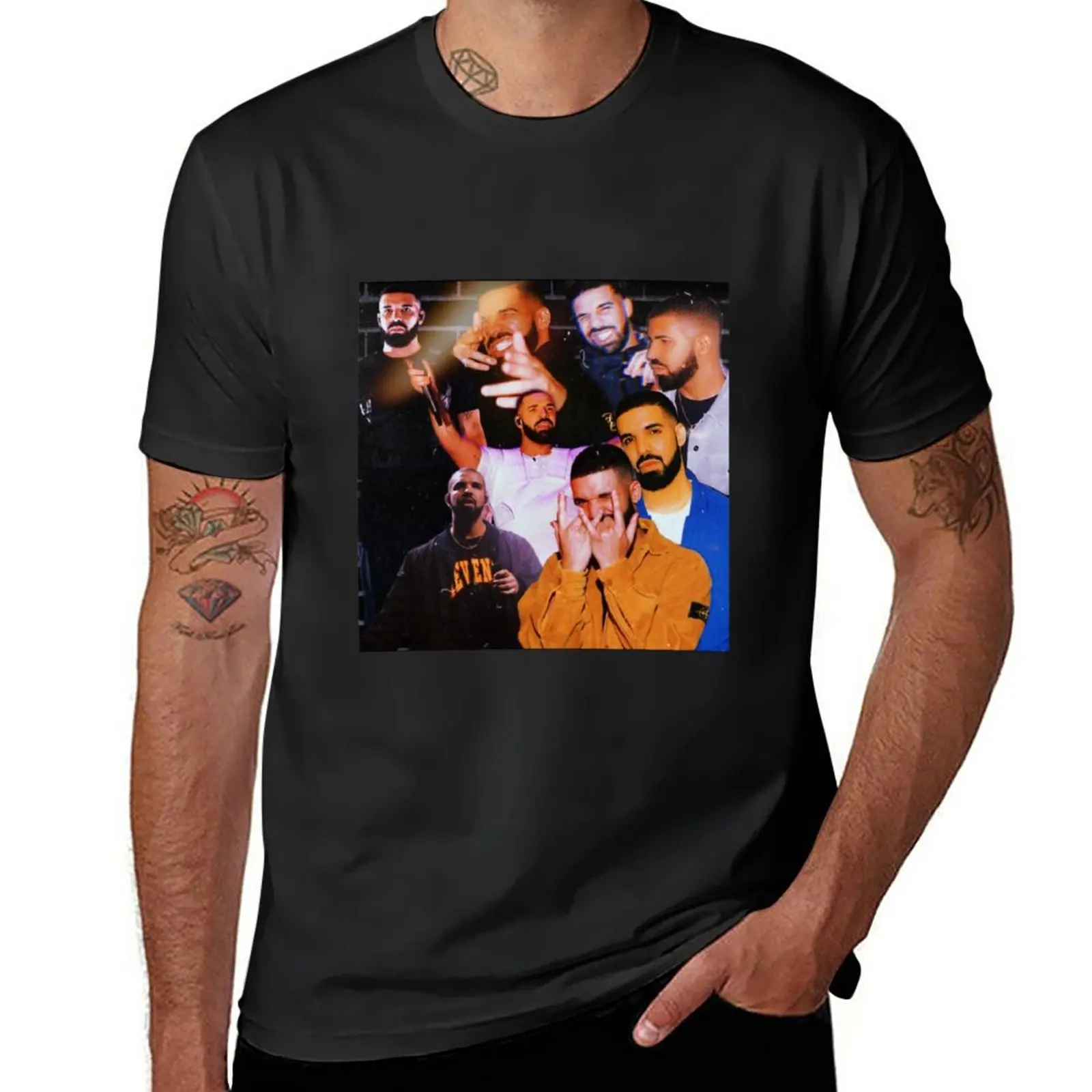

New drake edit T-Shirt T-shirt short funny t shirt anime clothes Short sleeve mens tall t shirts