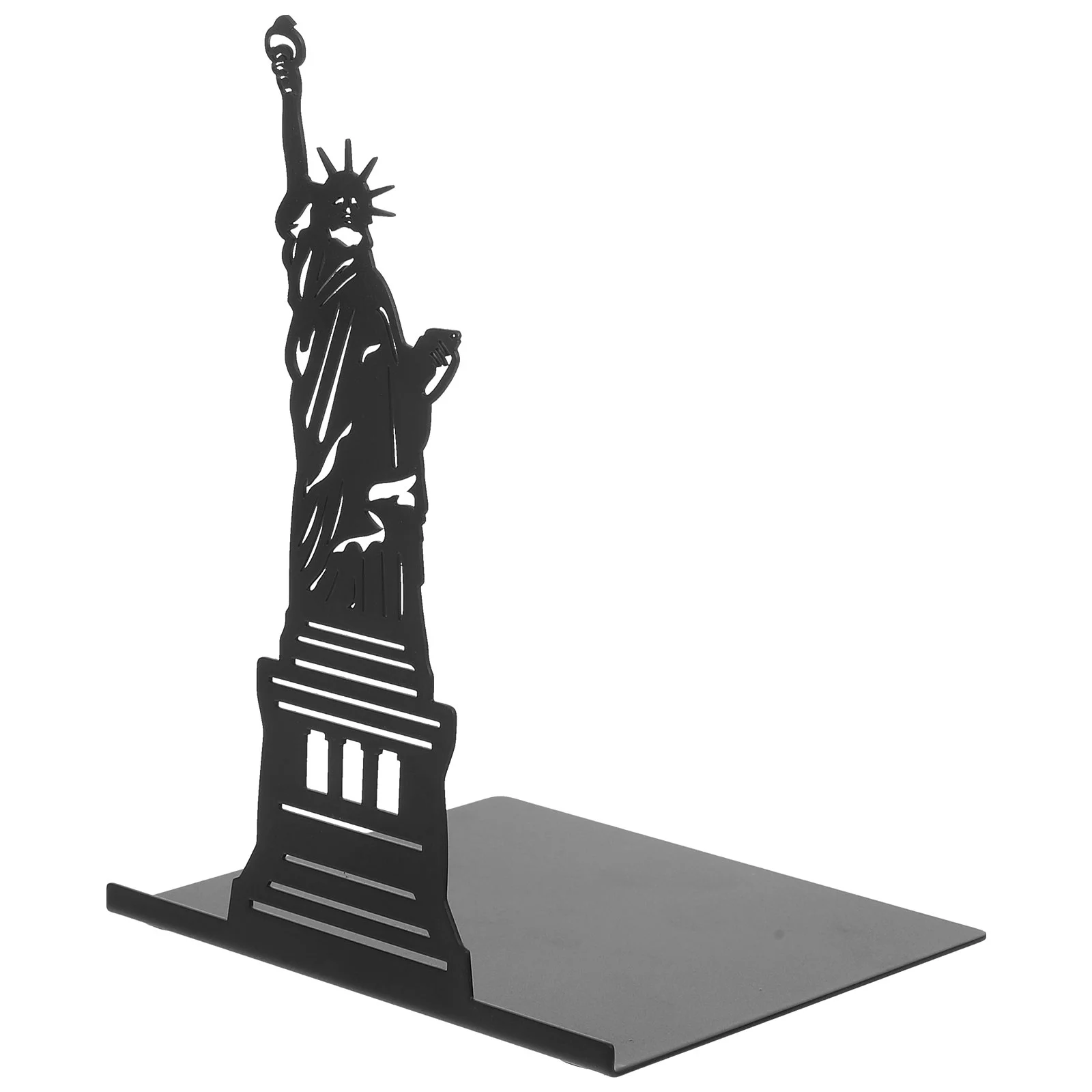 

Desktop Metal Bookshelf Iron Hollow Storage Bookends (black Eiffel Tower Single) 1pc Shelves Holder Study Supplies