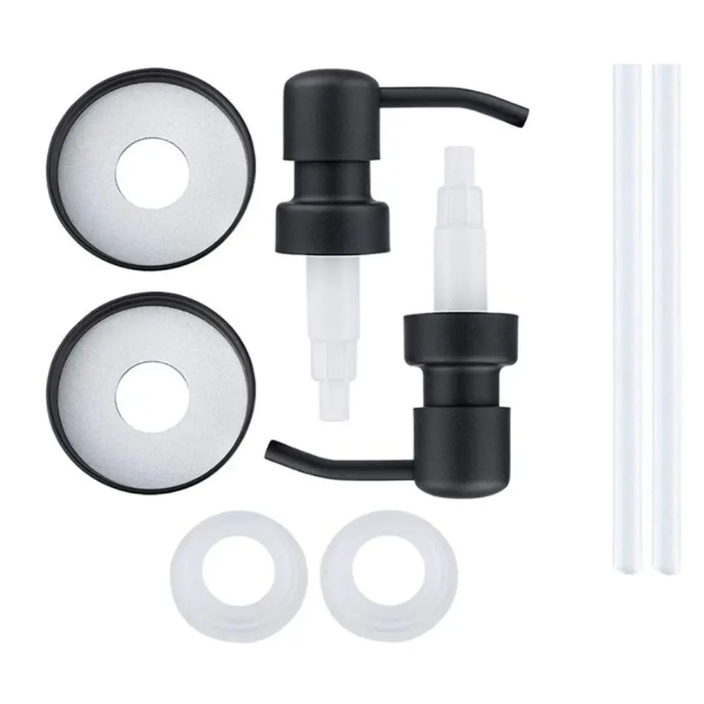 Liquid Soap Dispenser Mason Jar Lids Pump Sealing Stainless Steel For Regular Mouth Canning Lids Jar Caps pump dispenser