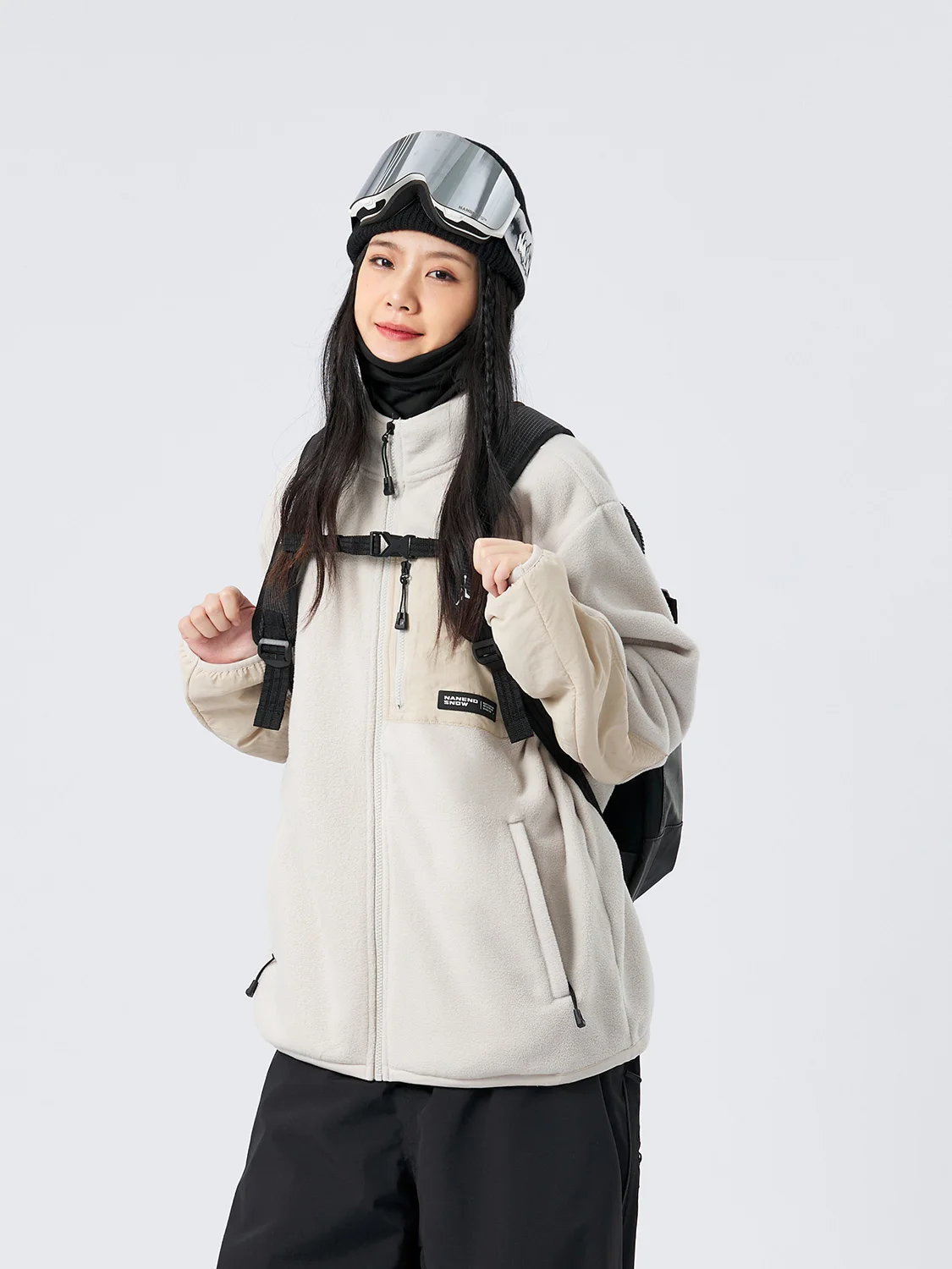 Ski Suit Fleece Liner Women's Fleece Outdoor Warm Jacket Jacket Liner Men's Nan'en