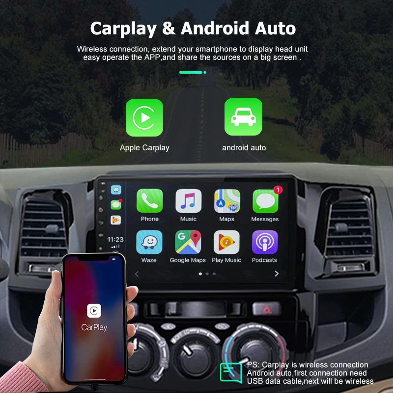 トヨタ プリウス NHW 20 Androidナビ 9インチ CarPlay 【公式通販】