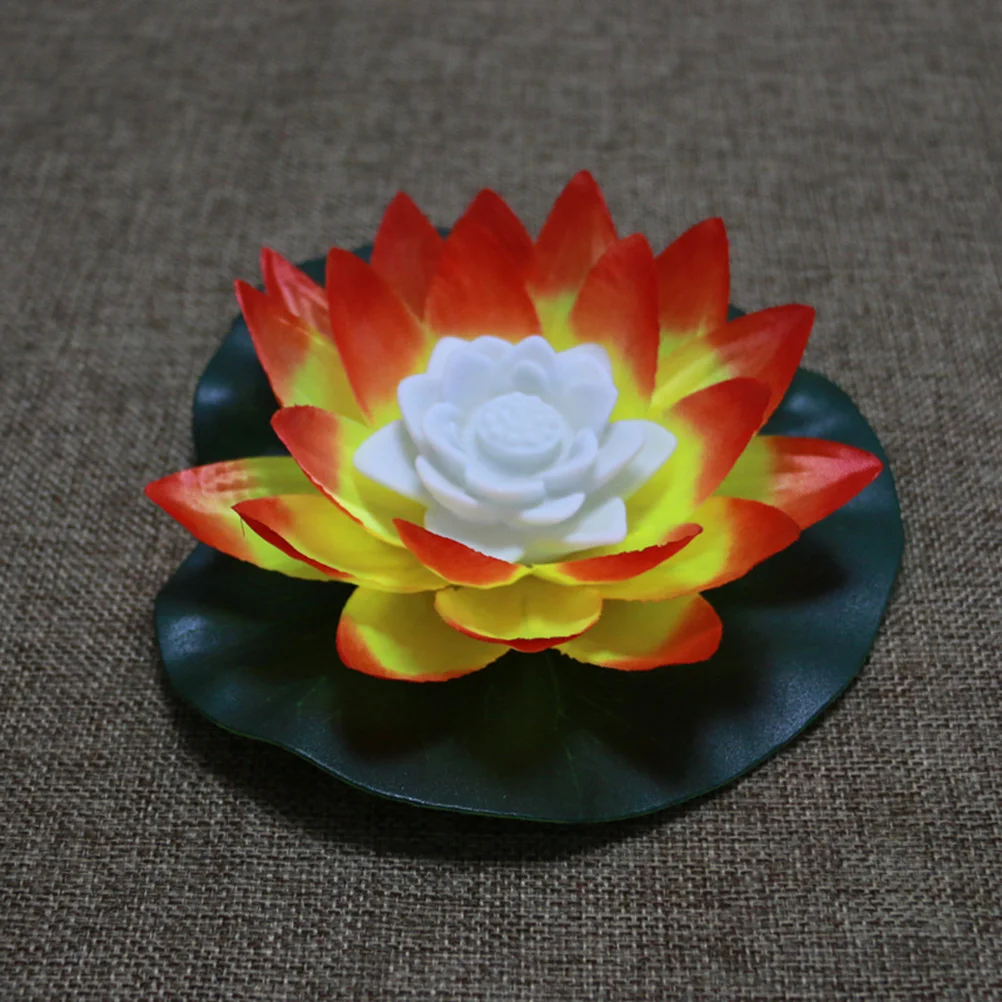 

Floating Light Pool Lotus Led Flower Lily Lights For Water Pads Lantern Pond Solar Artificial Flowers Outdoor Ponds Swimming