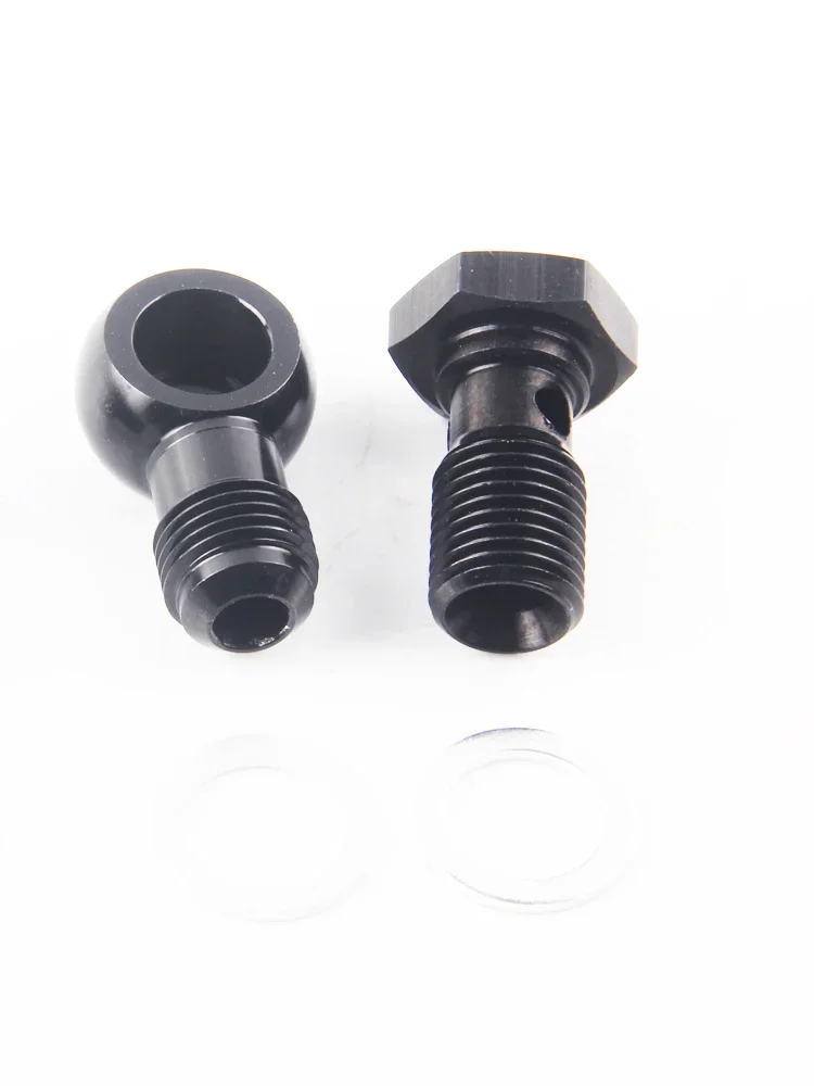 Bolt Hydraulic Clutch Screw M12 x 1.5 M14 x 1.5 Aluminum Banjo fitting Outlet Banjo male an4 an6 an8 Fitting Adapter 12mm 14mm hose end fitting adapter