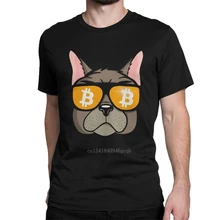 

Men's T-Shirt Bitcoin Dog Crypto Cryptocurrency Leisure Pure Cotton Tees Satoshi Nakamoto T Shirts Clothing Birthday Gift