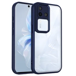 Clear Camera Lens & Back Cover for VIvo V30 Pro (Blue)