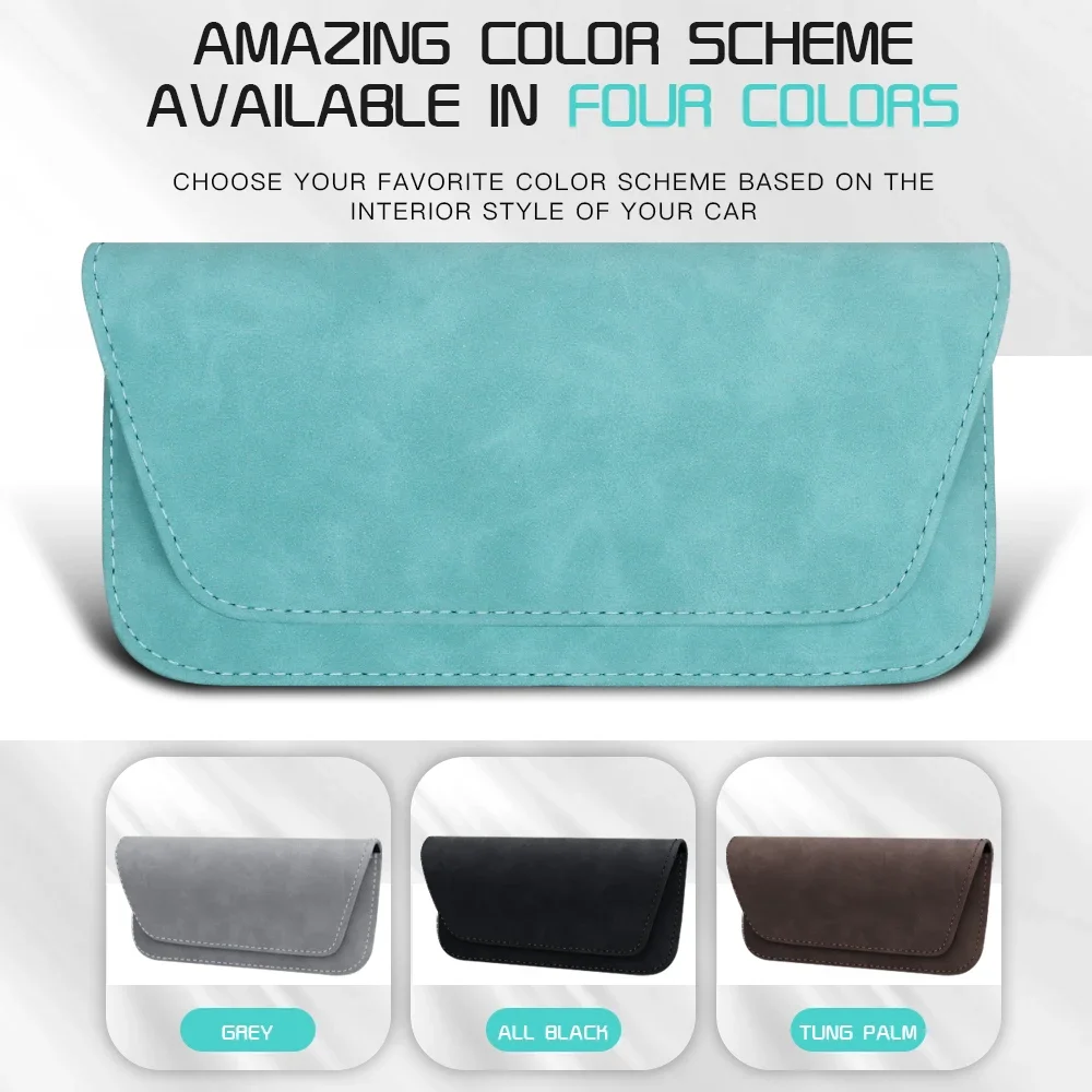 Deluxe Car Interior Eyeglass Organizer and Sunglasses Holder Clip