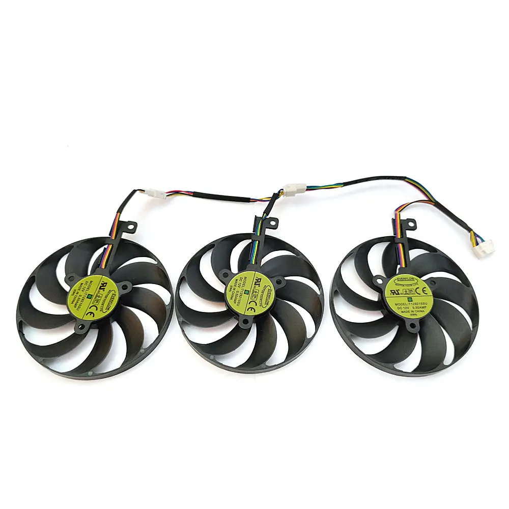 NEW 1SET FDC10H12S9-C T129215SU RTX 2080 2070 GPU Fan，For ASUS RX