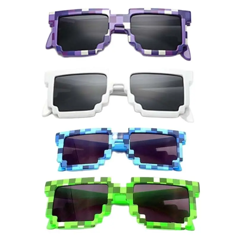 

Wholesale 20pcs/lot Fashion Mosaics Sunglasses action figures game playhouse toys outdoors glasses gifts for Children