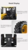 Double E 1:16 RC Farm Tractors Trailer Radio Controlled Cars Farming Simulator Car Truck Miniature Farmer Animal Model Toys Boys 6